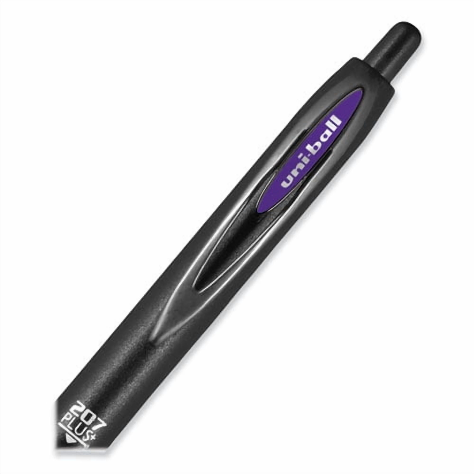 207 Plus+ Gel Pen, Retractable, Medium 0.7 mm, Inspirational Ink-Color Assortment, Black Barrel, 6/Pack | Bundle of 5 Packs