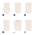 thumbnail image 4 of Asiento de inodoro de abeja para niños, dibujos animados lindos, evita resbalones, asiento ergonómico para orinal para bebés de 1 a 8 años, color rosa [cojín de PVC], 4 of 5