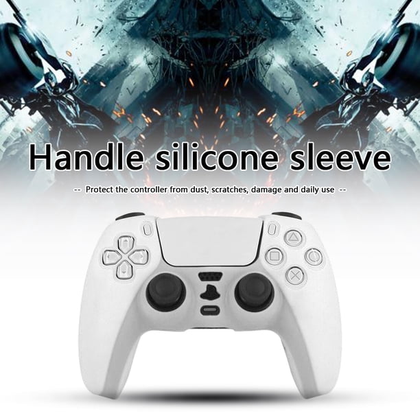 Estuche de agarre antideslizante Estuche de piel para joystick a prueba de polvo Accesorios para juegos (Blanco) Likrtyny Para estrenar
