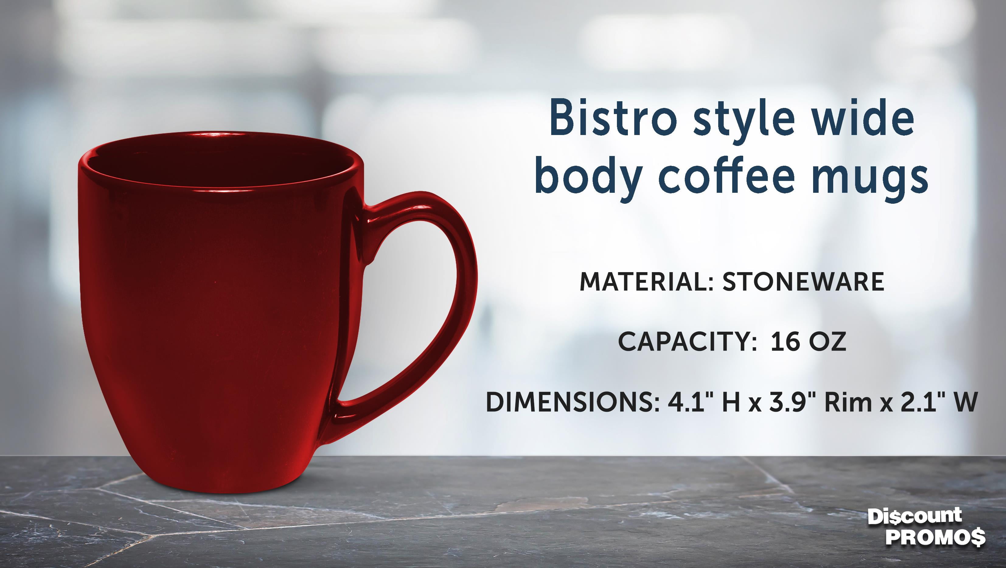 Large Coffee Cups 16 oz. Set of 10, Bulk Pack - Perfect for Tea, Espresso, Cappuccino, Hot Cocoa - Maroon