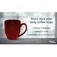 thumbnail image 4 of Large Coffee Cups 16 oz. Set of 10, Bulk Pack - Perfect for Tea, Espresso, Cappuccino, Hot Cocoa - Maroon, 4 of 5