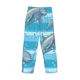 thumbnail image 5 of Goofa Dolphin Printed Soft Pajama Pants for Men, Wide Leg Comfy Casual Lounge Yoga Pants-, 5 of 9