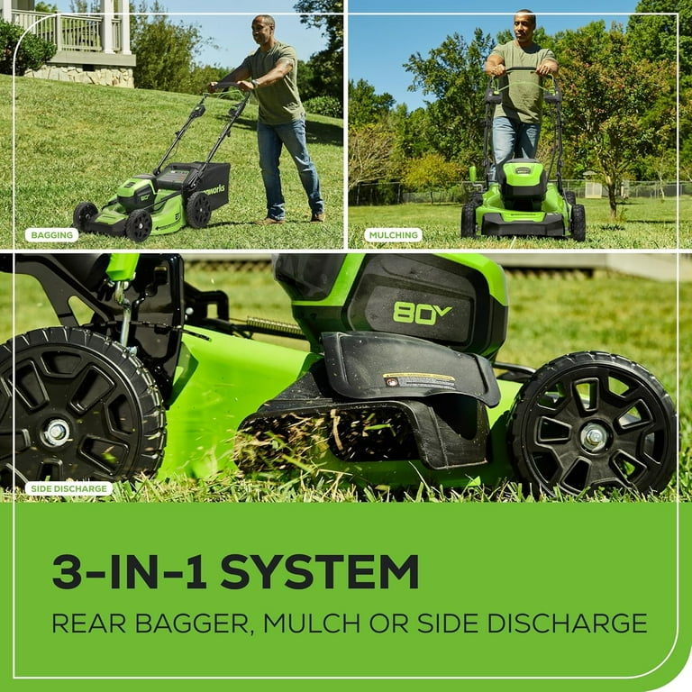 Greenworks Pro 80V 21-Inch Brushless Self-Propelled Lawn Mower