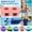 C, variant on Bisitoy Foam Swim Aquatic Cuffs, 2 Pack Portable Thick High Buoyancy Arm Bands for Swimming