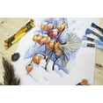 thumbnail image 4 of Counted Cross-Stitch Kit Flying Bird SNV-659 Needlework Nature Blue MP Studia, 4 of 5