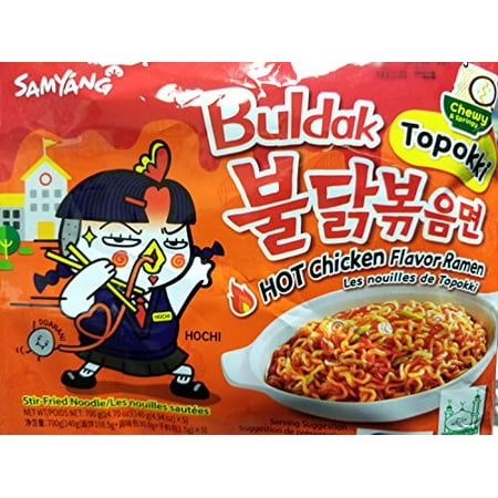 Samyang Ramen Best Korean Noodles (Toppoki Stir Fried Noodle 10
