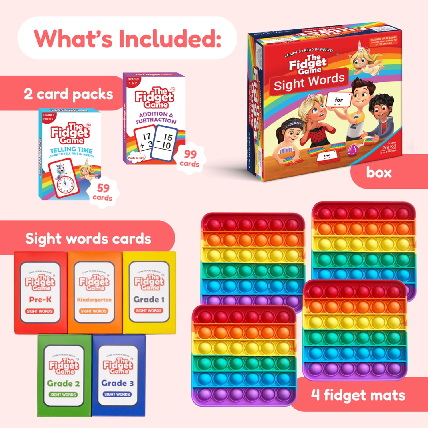 The Fidget Game Ultimate Grade 1 & 2 Learning Bundle