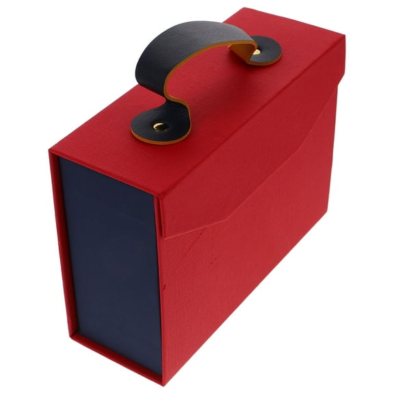 NUOLUX 1Set present Box for Party Favor Boxes Christmas New Year Decorative Packaging Red