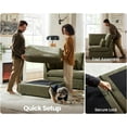 thumbnail image 5 of CHIC HOUSE Corduroy Modular Couch Seat,Single Convertible Sofa Module,Oversized Sectional Unit with Chenille Fabric for Living Room, 5 of 9