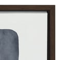 thumbnail image 3 of Kate and Laurel Sylvie Navy Block Abstract Framed Canvas Wall Art by Amy Lighthall, 30x30 Brown, Decorative Modern Abstract Art Print for Wall, 3 of 7