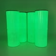 thumbnail image 6 of 20 oz Glow In The Dark Tumbler Straight Green Skinny Sublimation Stainless Steel, 6 of 6