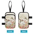thumbnail image 3 of COEQINE Lightweight Crutch Bag Mobility Aid Bag Hummingbird Floral Beige Forearm Crutch Bag Pouch, Walking Stick Accessories, Lightweight, for Elbow Crutches, for Men Women, 3 of 7