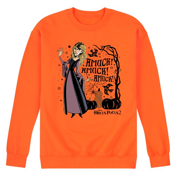 Hocus Pocus 2 - Amuck Sarah - Men's Crew Neck Fleece Pullover