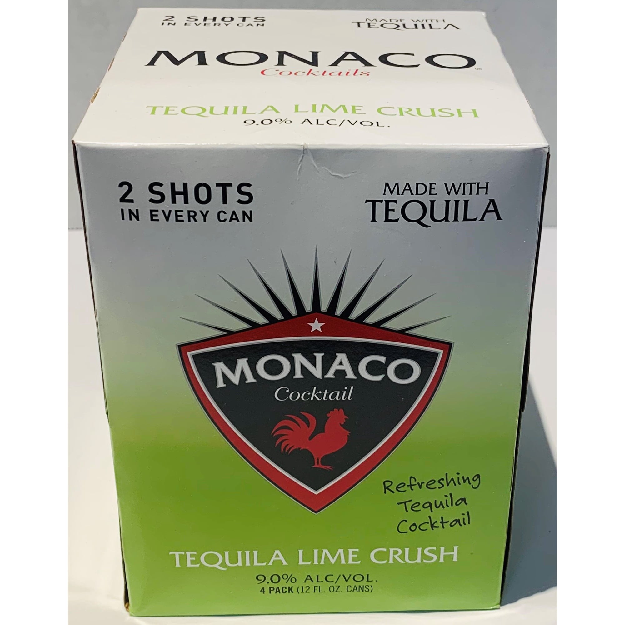 Monaco Lime Crush Tequila, 4pk