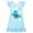 X11 Light Blue, variant on Bysome Girls Dresses Cartoon Print Short Sleeve Crew Neck Dress Fashion Girls Dresses Size 3-4 Years Pink