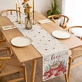 thumbnail image 3 of Valentine's Day Table Runner - 72 Inch Long, Kitchen Dining Table Runner Dresser Scarves, Eucalyptus Leaves Coffee Gifts Romantic Rustic Farmhouse Decor for Coffee Tables Wedding Party Banquet, 3 of 8