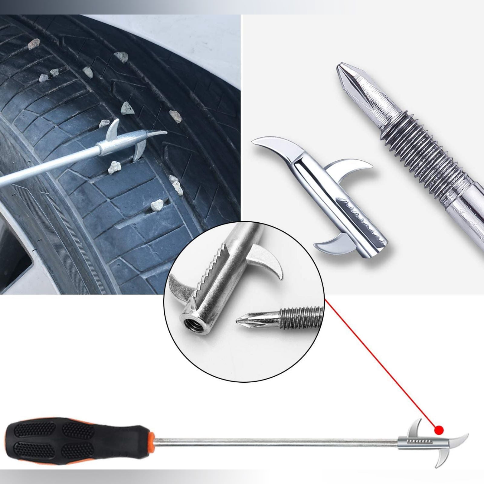 shulin 15Pcs Car Detailing Kit Interior Cleaner, Detailing Brushes Car Cleaning Kit for Wheel, Dashboard, Air Vent