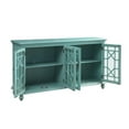 thumbnail image 7 of Pemberly Row Contemporary Blue Rub-through Four Door Credenza, 7 of 7
