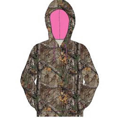 Reatlree Women's Camo Pullover Hood by