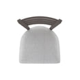 thumbnail image 3 of 410 Jackie 25" Swivel Counter Stool with Bronze Finish and Graph Alpine Seat, 3 of 4