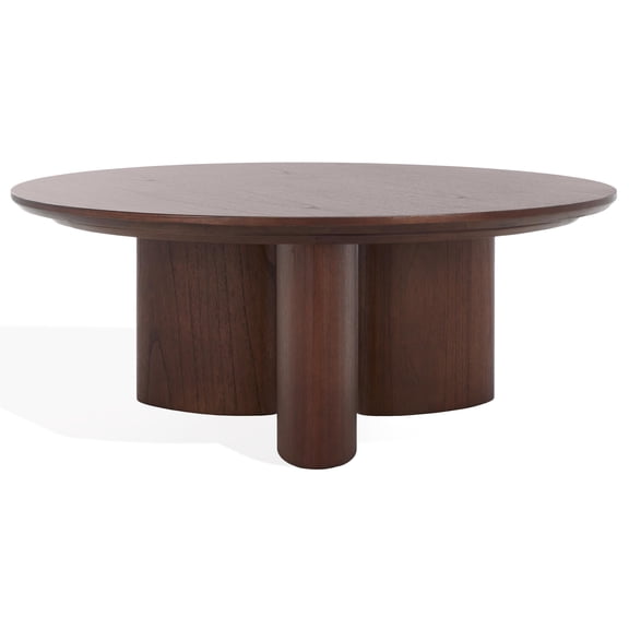 Safavieh Barnard Wood Coffee Table in Walnut