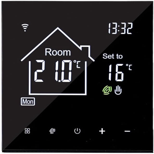 ANCLLO WiFi Smart Thermostat Save Energy Digital Room Thermostat Underfloor Heating Temperature Controller for Electric Heating