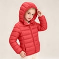 thumbnail image 7 of Toddler Girls Puffer Jacket Hooded Lightweight Winter Coat Zip Up Quilted Outerwear Windproof Warm Fall Parka with Pockets for Kids Cold Weather School Everyday Wear, Size 5-6, 7 of 7