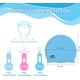 thumbnail image 2 of 2 gorros de natación para niños, gorro de natación elástico de silicona impermeable para cabello largo y corto, niñas, niños, adolescentes y niños, 2 of 4