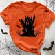 thumbnail image 2 of Moda para adultos, manga corta, cuello redondo, estampado, blusa informal, camiseta, tops, camisa Pompotops hfajkhk141161, 2 of 5