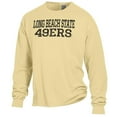 thumbnail image 2 of Men's ComfortWash Gold Cal State Long Beach The Beach Stack Garment Dyed Long Sleeve T-Shirt, 2 of 3