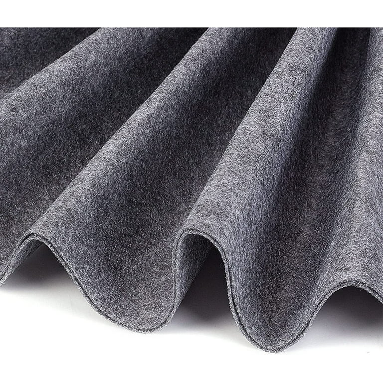 Polymat 3 FEET * 4 FEET Black 3'X4' Latex Backed Felt Fabric Roll 1 Yard  Multipurpose Mat Nonwoven Felt Fabric Sheet