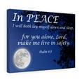 thumbnail image 4 of Scripture Walls In Peace Psalm 4:8 Bible Verse Canvas Christian Wall Art Ready to Hang Unframed, 4 of 9