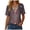 Bronze, variant on Womens Summer Tops Dressy Casual Button Notch V Neck T Shirts Short Sleeve Cotton Tee Blouse Tunic Petite Tshirt 2026 (Wine, XL)