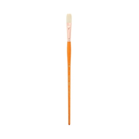 UPC: 0757063544070 | Princeton Brush Refine Natural Bristle Oil & Acrylic Brush  Flat  8