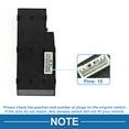 thumbnail image 4 of Interruptor de ventana eléctrica para automóvil Unique Bargains, lado del conductor delantero izquierdo, control de ventana para Hyundai Elantra 2017-2022, negro, 4 of 7
