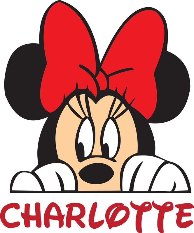 Custom MICKEY MOUSE Vinyl Decal Wall Sticker Auto Graphics Add Your Name Text 
