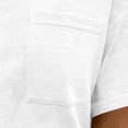 thumbnail image 6 of GUACER Womens T Shirts Trendy V Neck Short Sleeve Blouses Relaxed Fit Pocket Casual Tee Tops, 6 of 7