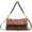 Brown, variant on CoCopeaunts Chic Chain Tote Bag for Women Large Capacity Crossbody Shoulder Bag Vintage Purses Handbags for Women Travel Shopping