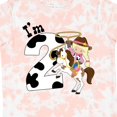 thumbnail image 4 of Inktastic I'm Two-cowgirl Riding Horse Birthday Girls Toddler T-Shirt, 4 of 5