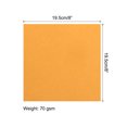thumbnail image 2 of Unique Bargains 25 Sheets 8x8 Inch Origami Paper Double Sided Fluorescent Orange Square Sheet for Art Craft Project, Beginners, 2 of 5