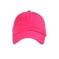 thumbnail image 2 of NYFASHION101 Unisex Adjustable 6-Panel Low-Profile Baseball Cap LOW100- HG HOT PINK, 2 of 5