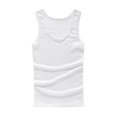 thumbnail image 4 of Mens Athletic Workout Tank Tops 3 Pack Sleeveless Crewneck Compression Shirts Lightweight Solid Multipack Slim-Fit Shapewear Undershirts, 4 of 5