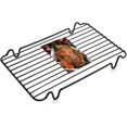 thumbnail image 1 of Roasting Rack,Turkey Rack for Roasting Pan,Turkey Roasting Rack Insert for Oven Cooking,Baking Cooling and Grilling with Integrated Feet,Nonstick Coating,Dishwasher Safe(12"x 7.5"), 1 of 7