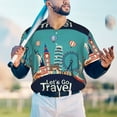 thumbnail image 6 of Balery Let's go Travel Baseball Jersey for Men Casual Button Down Shirts Short Sleeve Active Team Sports Uniform-4X-Large, 6 of 9