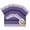 Purple, variant on Blue Ombre Stripe Placemats for Dinning Table Set of 6, Farmhouse Striped Gradient Burlap Kitchen Place Mats Waterproof Cloth Table Mats, Indoor Outdoor Placemats Easy Clean Dinner Decor
