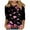 Multicolor#12, variant on ZQGJB Floral Shirts for Women Plus Size Womens Cute 3/4 Length Sleeve Crewneck Tunic Blouse Loose Oversized Soft Cotton Graphic Workout Tees Shirt Tops Multicolor#10 S