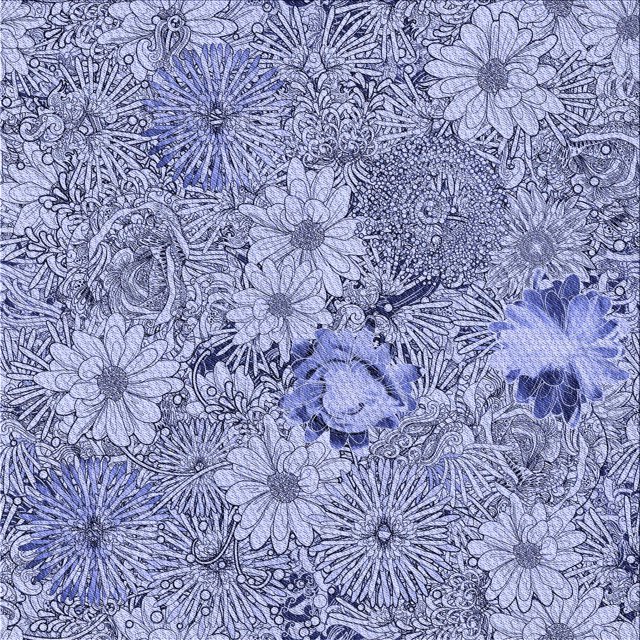 Ahgly Company Machine Washable Indoor Square Transitional Deep Periwinkle Purple Area Rugs, 4' Square