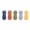 Light Blue, variant on Women's 5 Pack No Show Low Cut Socks, Breathable Lightweight Invisible Ankle Socks with Silicone Heel Grips, Soft Comfortable Liner Socks for Sneakers Loafers Casual Daily Wear Black