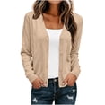 thumbnail image 2 of Hilenly Cardigan Sweaters for Women Lightweight Open Front Cardigan Long Sleeve V Neck Button Down Casual Knit Sweater, 2 of 7