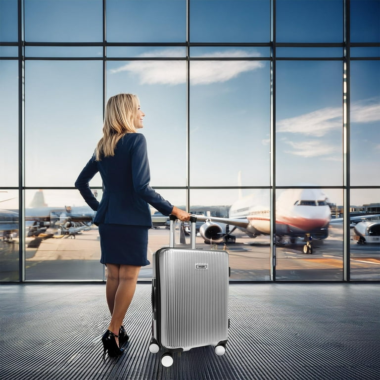 Dejuno Monarch 3-Piece Spinner Luggage - Polycarbonate Shell